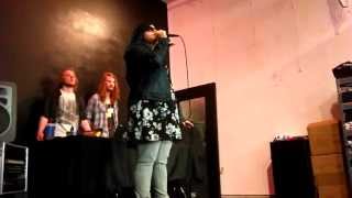 Tia Juana - Silence live @ Fifth Element open mic 4/2/15 (Rhymesayers Entertainment)