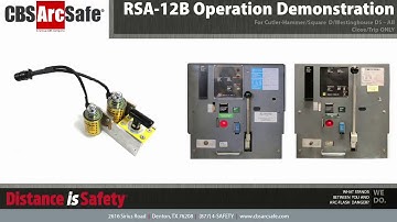 CBS ArcSafe® RSA-12B Operation Demonstration- Westinghouse DS Remote Switching Actuator