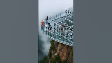 The Glass Bridge Collapsed in an Instant #disaster #videoai #ai #viralvideo