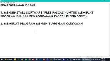 PD - Program Menghitung Gaji Karyawan