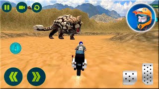 Offroad Dino Escape - Heavy Bike Racing Gameplay Android screenshot 3