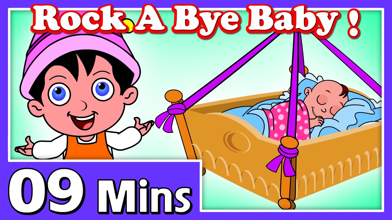 Rock A Bye Baby Plus Lots More Nursery Rhymes 9 Mins Mini rock-a-bye-baby-nursery-rhymes-playlist-with-lyrics-action-for-babies