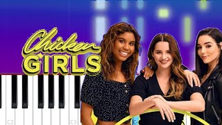 Birds of a Feather - Chicken Girls - Annie, Brooke and Hayden (Piano Tutorial)