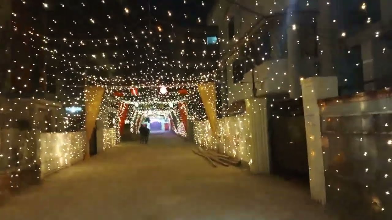 Surma Gate 2 No Road A Block Big marriage lighting. 