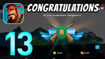 Boom Beach: Gameplay Walkthrough Part 13 - Promotion Sergeant! (iOS, Android)