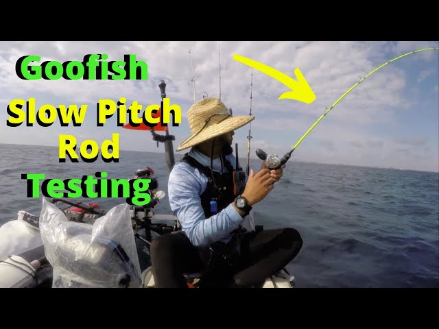 Testing the Goofish Lime Green Slow Pitch Jigging Rod 