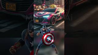 Superheroes in Taxi version | #avenger #dc #superhero