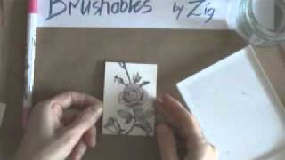 Famous Zig Brushables; Introduction & Techniques Wealth