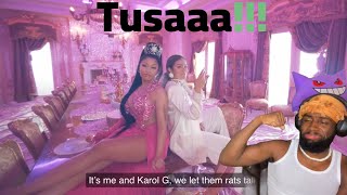 KAROL G, Nicki Minaj - Tusa (Official Video) Reaction!!!