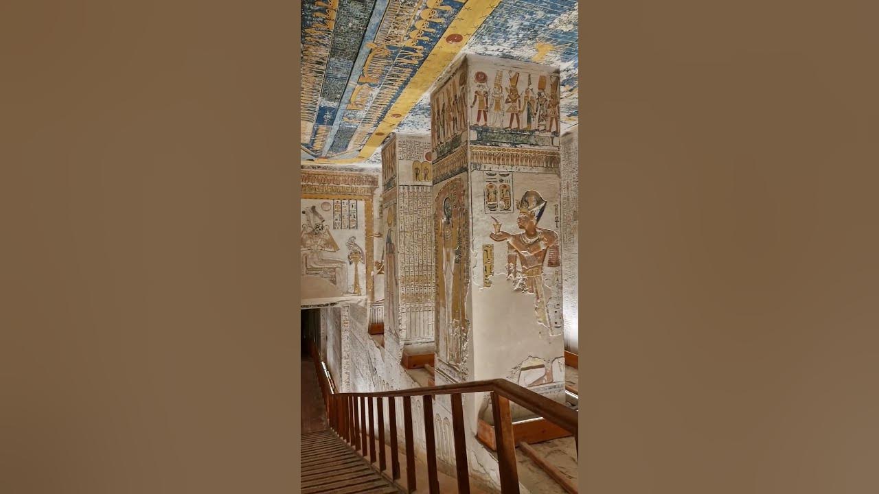 Inside an Amazing tomb of Ramses V & VI,, Egypt #westbank #luxor #egyptiantombs