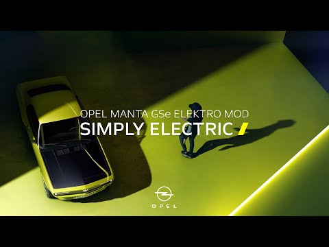 Back to the future: Opel Manta GSe ElektroMOD
