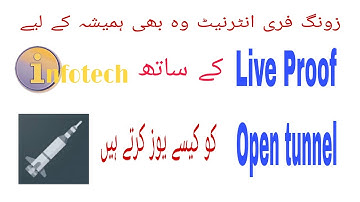 How To Create Open Tunnel Zong File | How To Use Free Internet | How To Use Open Tunnel | info Tech