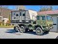Monster 6x6 diy expedition vehicle built with military lmtv  camper trailer