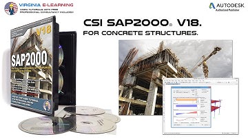 SAP2000 V18 Tutorial │ Reinforced Concrete │ Lesson 05: Shear and Bending Moment Diagrams.