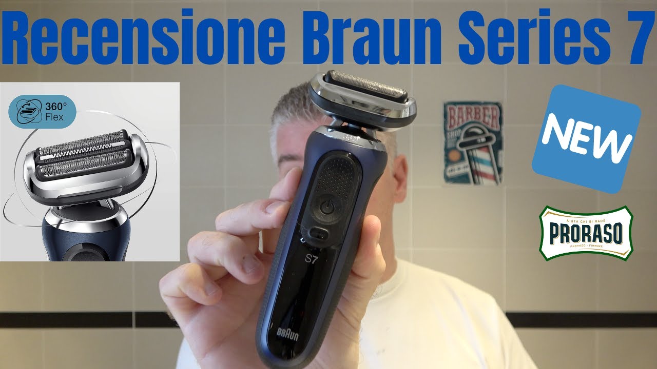 Nuovo Braun Series 7 - Recensione in DRY & WET Shaving - Rasatura moderna  con rasoio elettrico 