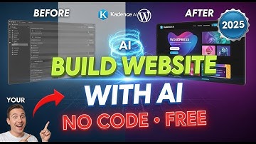 Build a Professional WordPress Website with AI FREE in 2025 - Kadence AI Tutorial (No Coding)