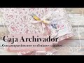 CREA una CAJA ARCHIVADORA · Como CREAR y FORRAR CAJAS | TUTORIAL SCRAPBOOKING &amp; SCRAP DIGITAL