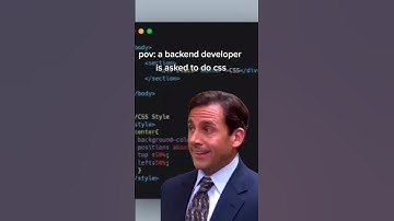 When a Backend Developer is Asked to Do CSS 🤯🤣
