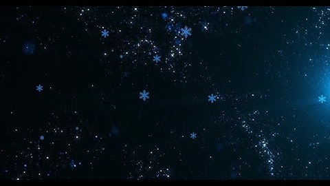 Christmas 2024 Snowflake Particles Background | Motion Graphics template - Envato elements