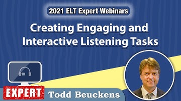 2021 ELT Expert Webinars - Todd Beuckens