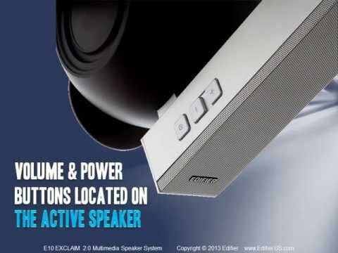 EDIFIER e10 EXCLAIM 2.0 High Performance Multimedia Speakers