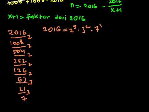 Olimpiade Matematika SMA Tingkat Kota 2016 nomor 6