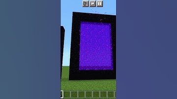 how big nether portal you can make in minecraft ? #minecraft #shorts #shortvideo