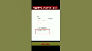 Time complexity Algorithm #coding #java #javacode #corejava #javaprogramming #programming #shorts