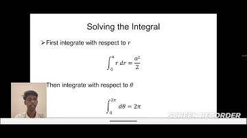  Finding The Area of a Circle Using Polar Co ordinates