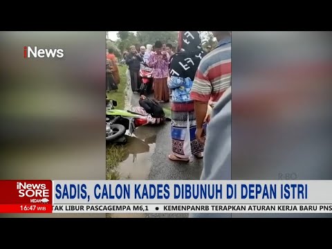 Polisi Selidiki Motif Pembunuhan Calon Kades di Pamekasan #iNewsSore 03/03