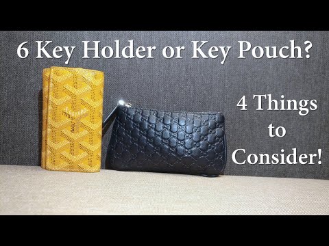 How to Choose Between a Six Key Holder vs Key Pouch: 4 Differences Between  the Two! 