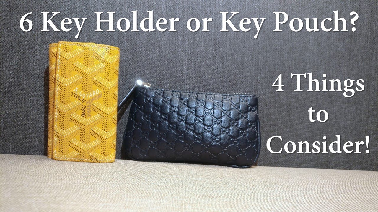 LOUIS VUITTON 6 KEY HOLDER VS KEY POUCH (CLES) 