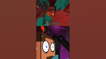 Enderman Encounters Animation meme In Real Minecraft #minecraft #enderman #nether @ChinosAnimated