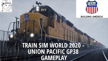 Train Sim World 2020 - Union Pacific GP38-2 Passing by.
