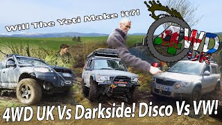 4WD UK Vs @DarksideDevelopments | DOES THE YETI MAKE IT? | Blown CV's and Body Damage | 4WD UK