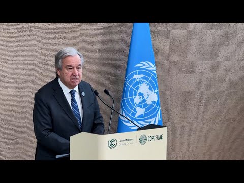 Secretario general de la ONU reclamó a COP28 abandono urgente de las energías fósiles