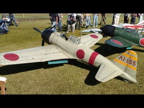 A6m Mitsubishi Zero Fighter Type 21 ゼロ戦２１型 大型ラジコン Youtube