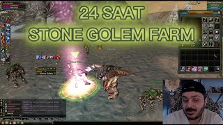 İNT B.P İLE FARM GÜNLÜĞÜ #2 / 24 saat STONE GOLEM ( AGARTHA )