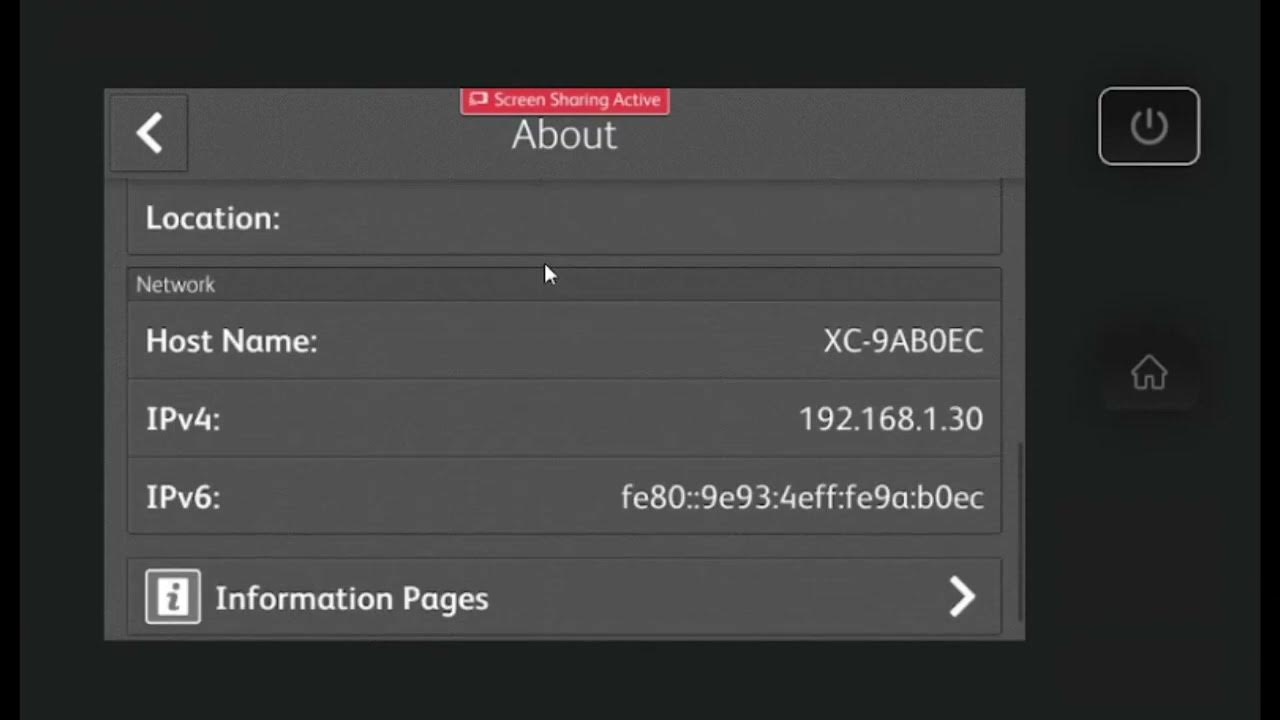 How to Find the IP Address on the Xerox Versalink YouTube