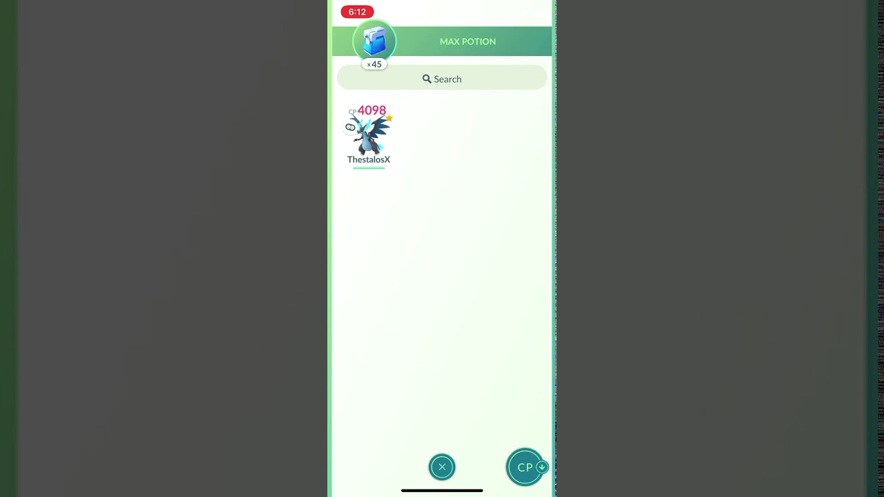 Mega Pokémon HP Glitch in Pokémon Go