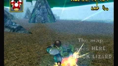 Toxic Moonland - An abandoned custom Mario Kart Wii track (made by iCyb)