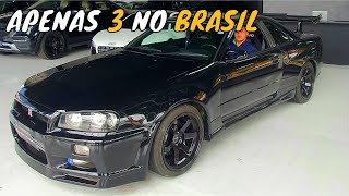 Skyline R34 Verdadeiro No Brasil - Mostrei Todos Detalhes