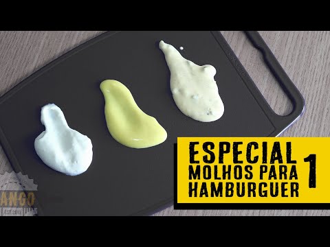 Chef Tadeu! Molhos para Hambúrguer! Especial 9 Molhos para Hambúrguer - parte 1, 2 e 3! Canal YouTube: Rango!