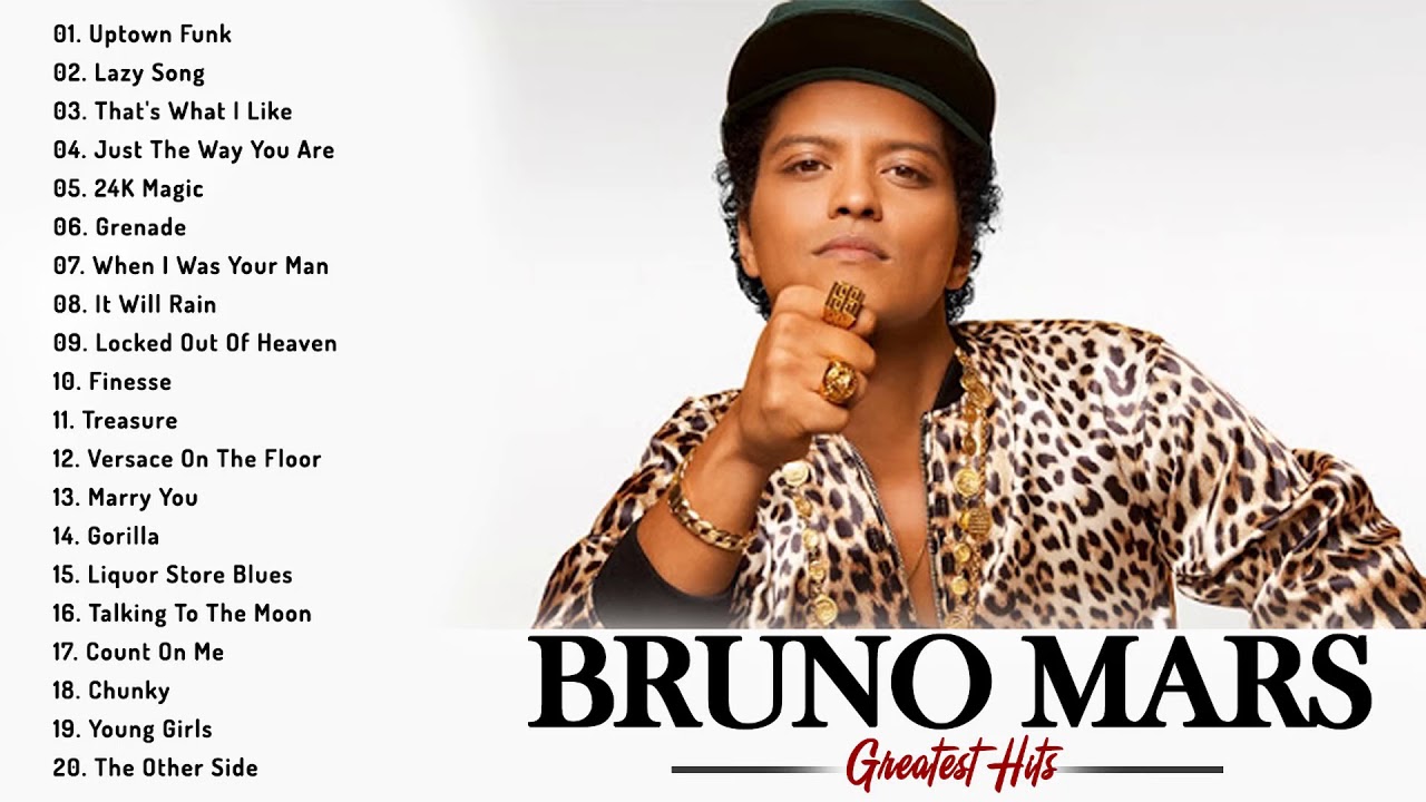 Bruno Mars Greatest Hits Full Album 2021 - Best Songs Of Bruno Mars