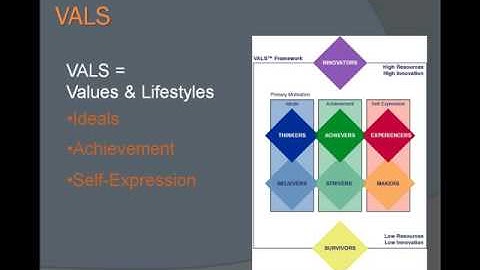 VALS and PRIZM - 1 of 3