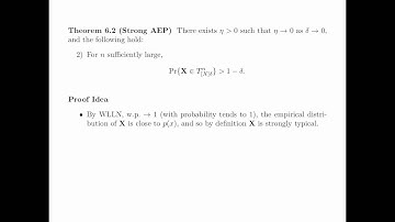 Chapter 6 Strong Typicality - Section 6.1 B Strong AEP