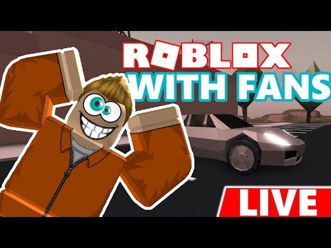 Roblox Jailbreak Live Stream With Fans Jailbreak Survivor Murder Mystery Assassin Youtube