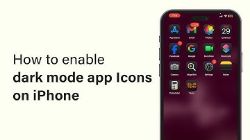 How To Enable Dark Mode App Icons On iPhone 2025 | Change App Icons To Dark Theme