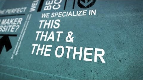 Create a Kinetic Promo Video with Music - MakeWebVideo.com