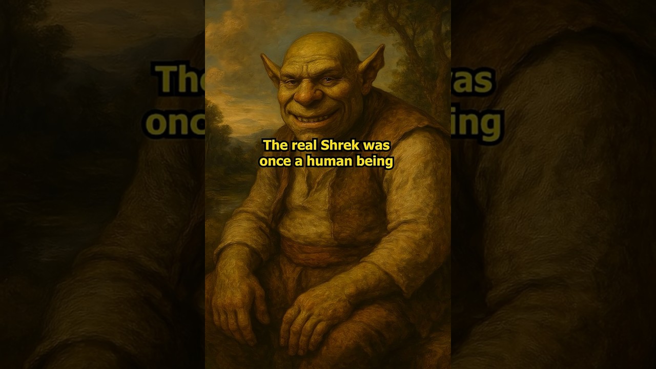 The real Shrek was once a human being 🥀 #history #art #shrek #shorts